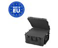 Watertight Case with Cubed Foam, 135l, 680x675x390mm, Polypropylene (PP), Black